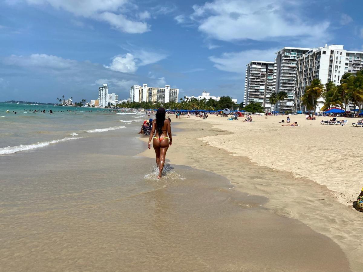 Hobie Oceanfront Apartment At Isla Verde San Juan Kültér fotó