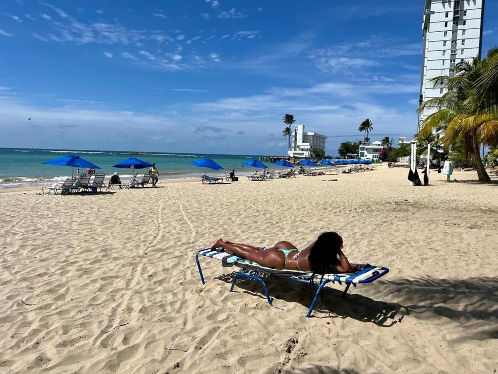 Hobie Oceanfront Apartment At Isla Verde San Juan Kültér fotó