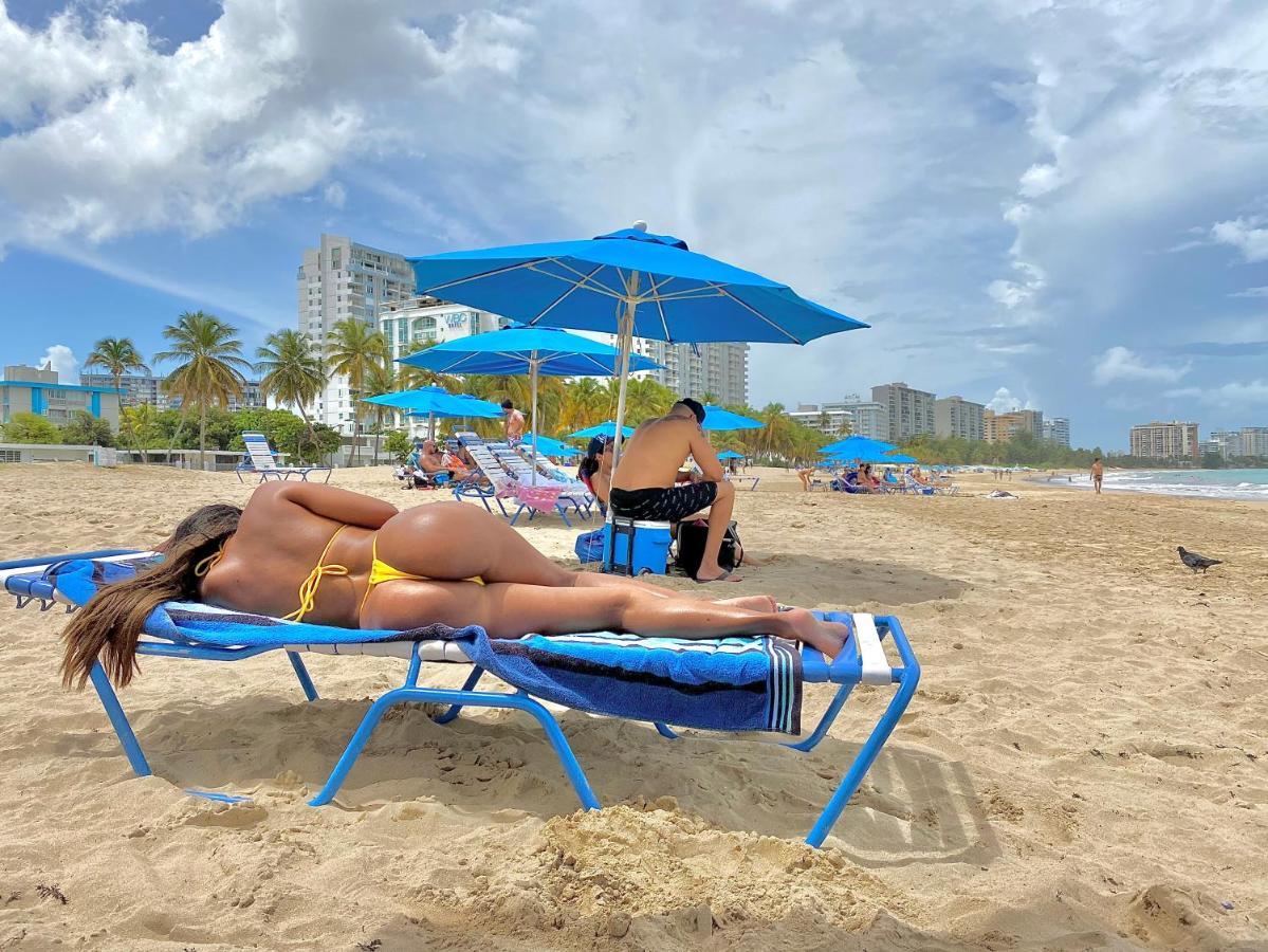 Hobie Oceanfront Apartment At Isla Verde San Juan Kültér fotó