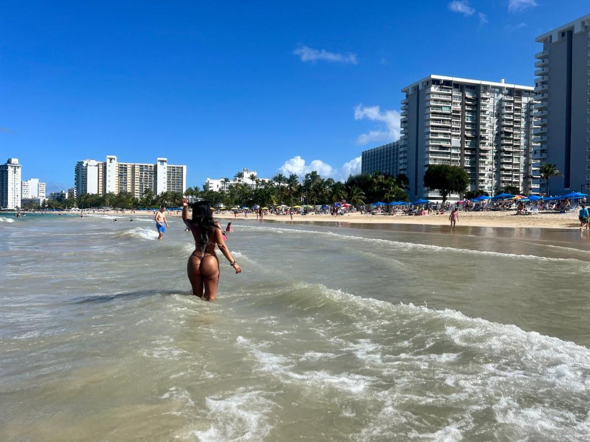 Hobie Oceanfront Apartment At Isla Verde San Juan Kültér fotó